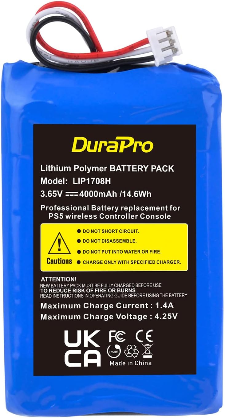 Acumulator LIP1078 4000 mAh compatibil cu controler Sony PS5 Playstation 5 DualSense, DuraPro
