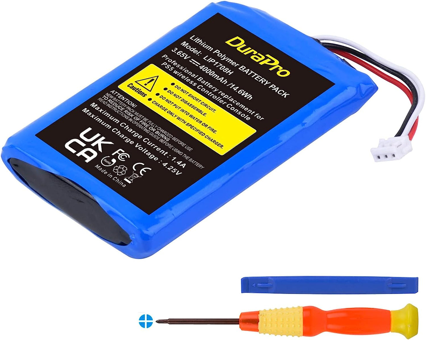 Acumulator LIP1078 4000 mAh compatibil cu controler Sony PS5 Playstation 5 DualSense, DuraPro
