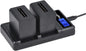 Set 2 acumulatori NP-FV70 de 2500 mAh cu incarcator dublu pentru Sony NP-FV50 FV30, FV100, Seria V, camera video Handycam HDR-CX230 HDR-CX150E HDR-CX170 CX300 Z1