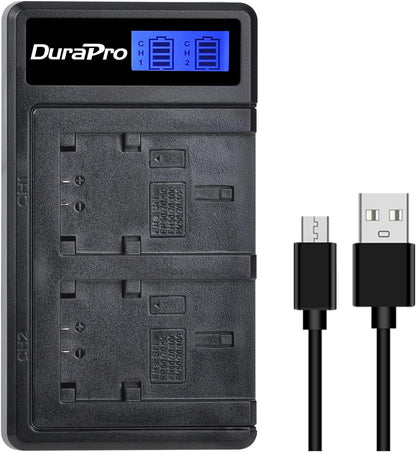 Set 2 acumulatori NP-FV70 de 2500 mAh cu incarcator dublu pentru Sony NP-FV50 FV30, FV100, Seria V, camera video Handycam HDR-CX230 HDR-CX150E HDR-CX170 CX300 Z1
