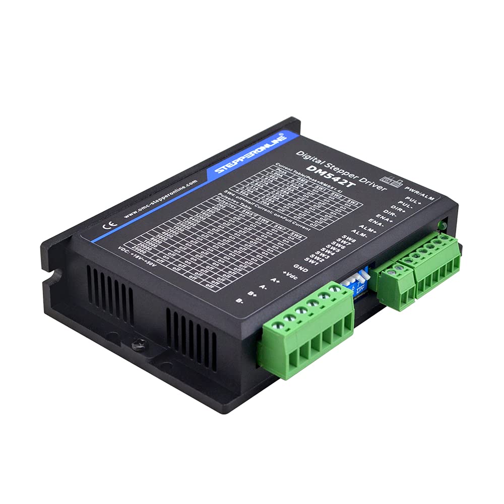 Driver digital DM542T pentru motor pas cu pas, 1.0-4.2A , 20-50VDC, pentru Nema 17, Nema 23, imprimanta 3D, CNC