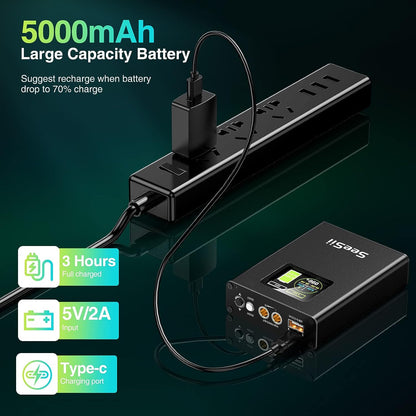 Aparat de sudura in puncte portabil, cu acumulator 5000 mAh, 30 de niveluri, ecran color 1,8 inch, 0,1 mm-0,15 mm, cu banda de nichel, pentru lipit acumulatori