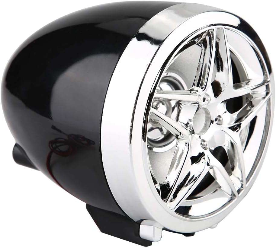 Sistem audio MP3 pentru motocicleta, cu Bluetooth slot card TF, cu sistem prindere si 2 boxe, compatibil moto, scuter, atv