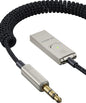 Adaptor Bluetooth 5.1, receiver audio cu alimentare prin USB, cu mufa Jack, microfon incorporat, car kit Soomfon