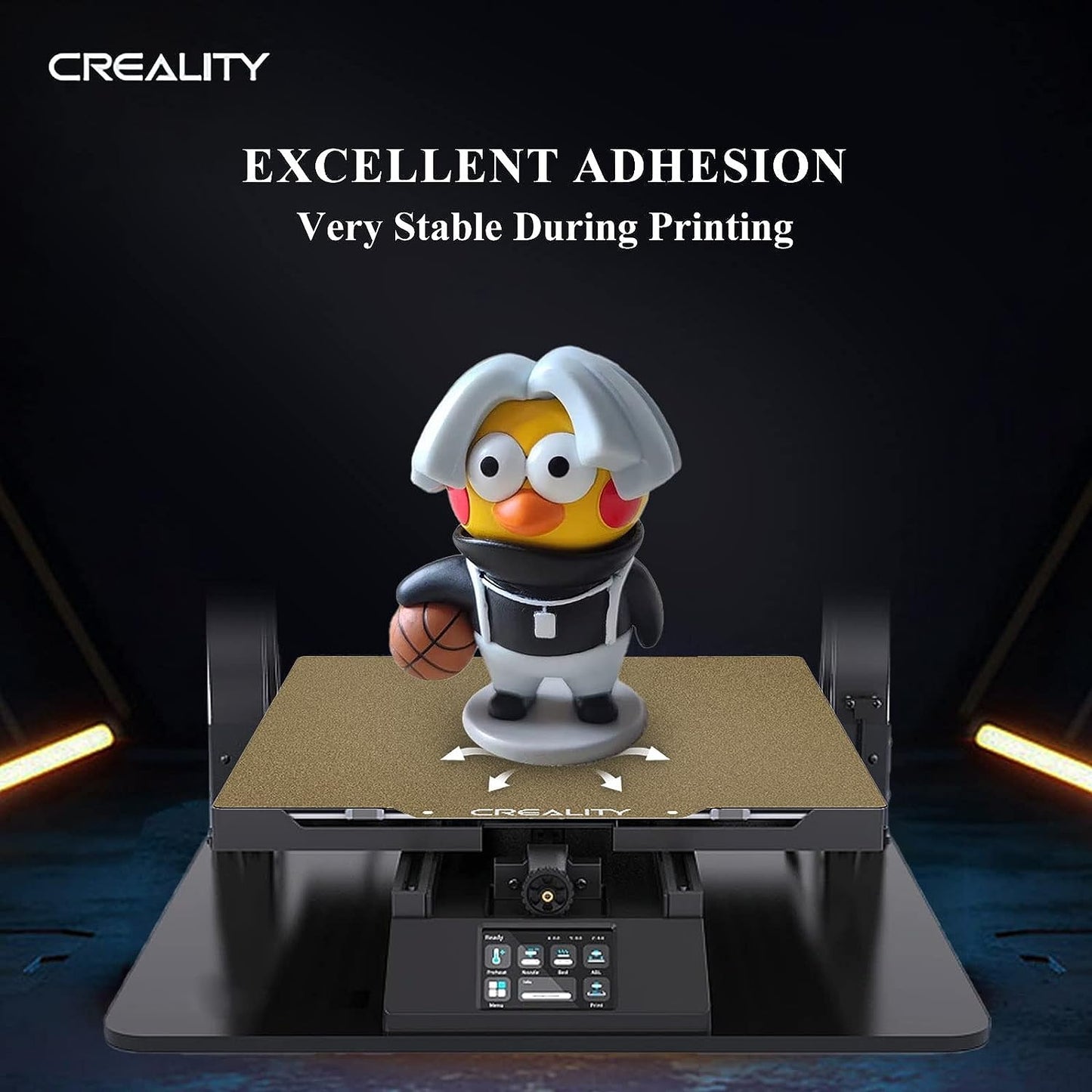 Suprafata de printare PEI magnetica cu 2 fete, 235 x 235 mm, flexibila, pentru Creality Ender 3 / Ender 3 Pro / Ender 3 V2 / Ender 3 S1 / Ender 3 Neo / Voxelab Aquila 3D Printer