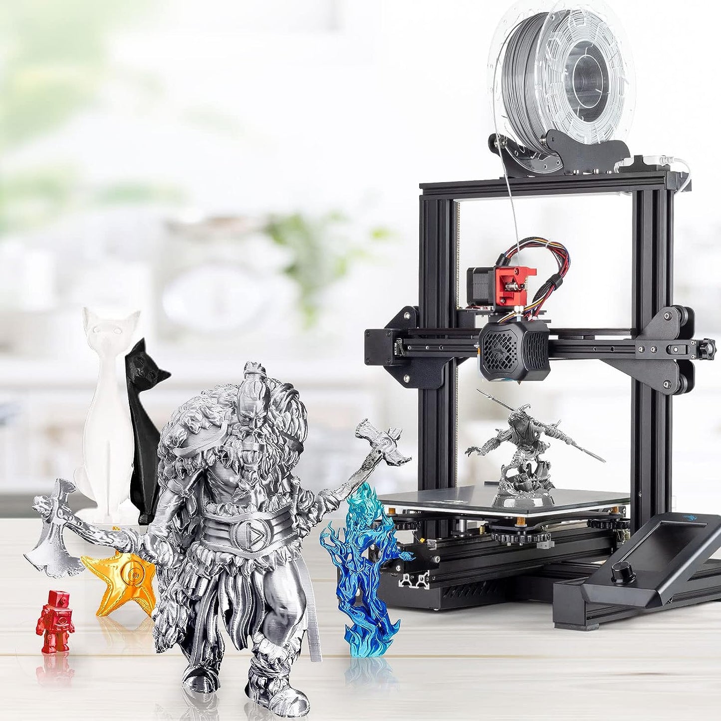 Kit de conversie extruder imprimanta 3D, suport Direct Drive compatibil cu Ender 3 V2, Ender 3 Pro si Voxelab Aquila