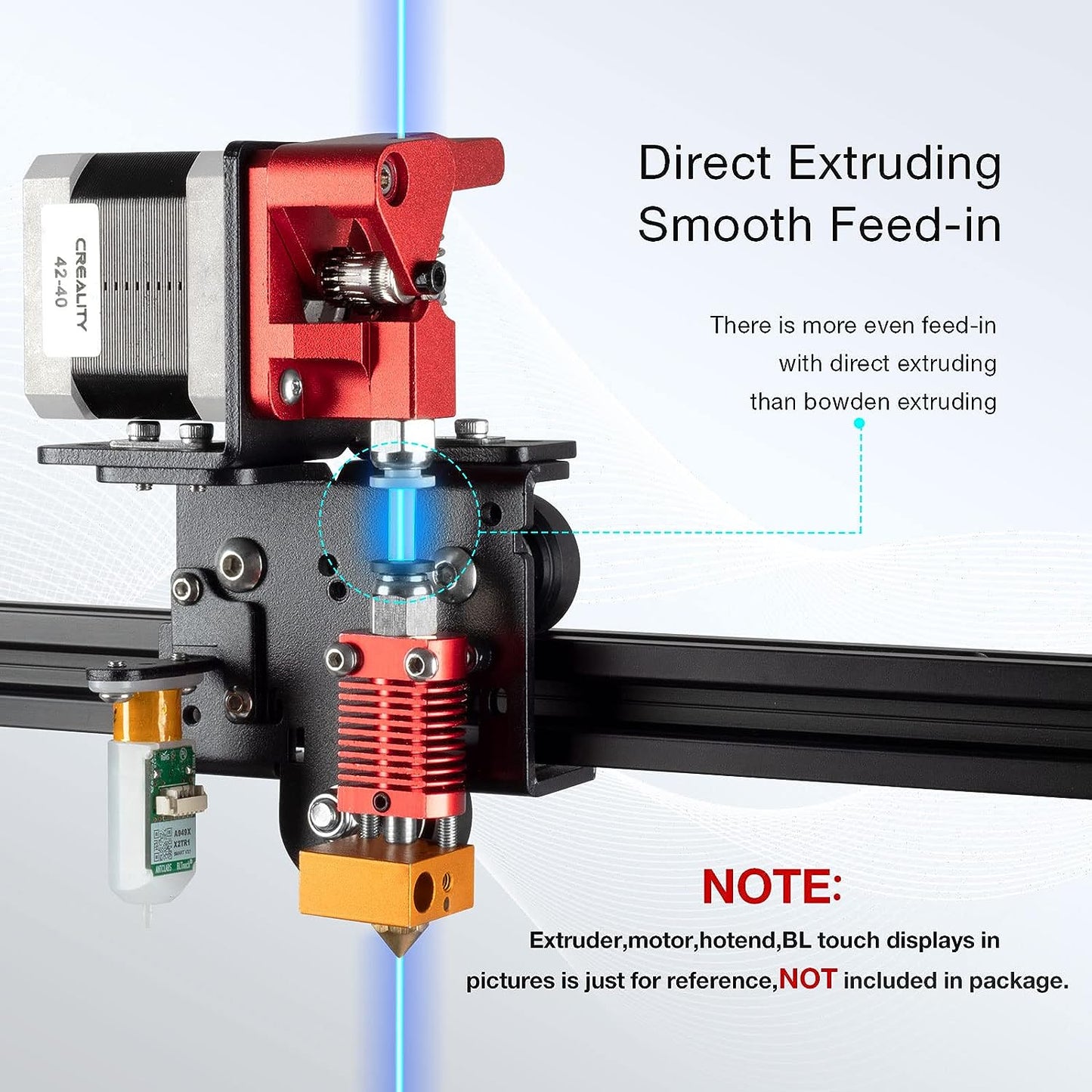 Kit de conversie extruder imprimanta 3D, suport Direct Drive compatibil cu Ender 3 V2, Ender 3 Pro si Voxelab Aquila