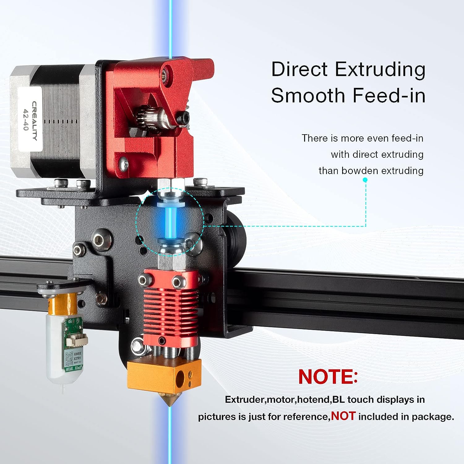 Kit de conversie extruder imprimanta 3D, suport Direct Drive compatibil cu Ender 3 V2, Ender 3 Pro si Voxelab Aquila