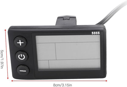 Controler universal pentru motor brushless 36V-48V 350W, cu display LCD, impermeabil, pentru bicicleta electrica, scuter electric