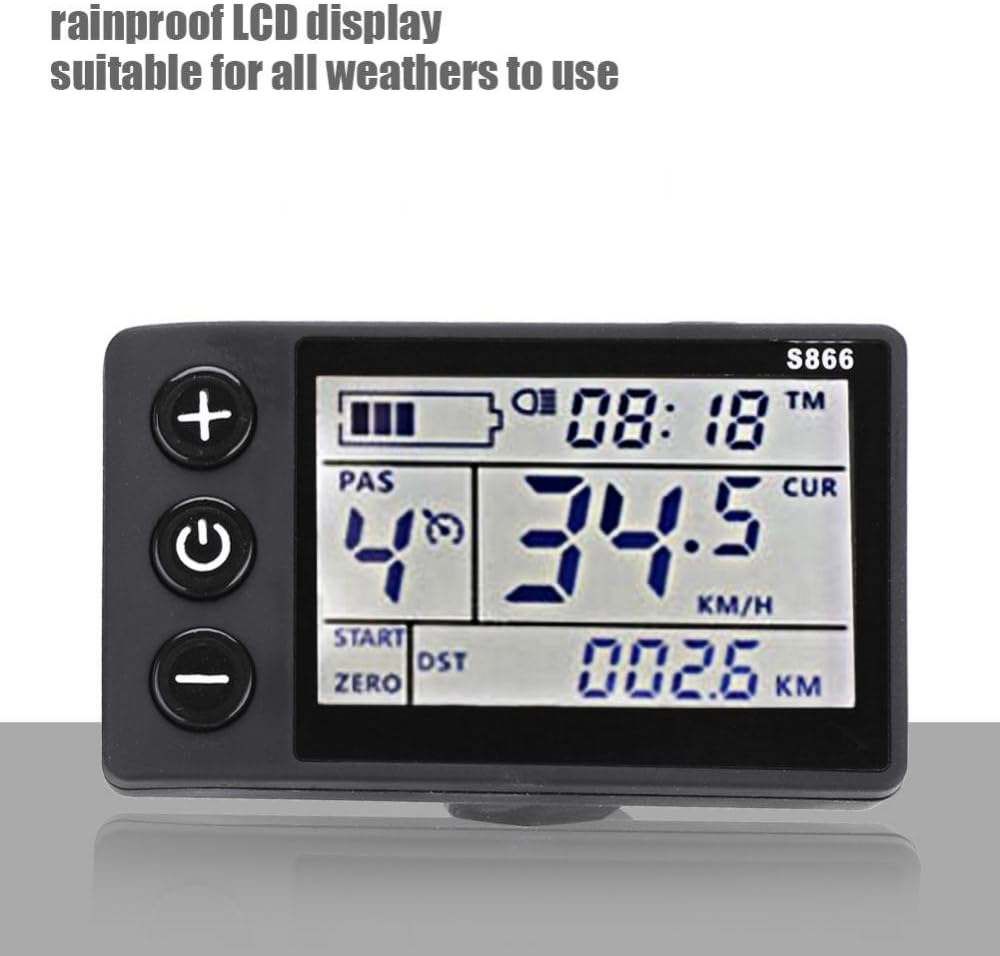 Controler universal pentru motor brushless 24V-36V 350W, cu display LCD, impermeabil, pentru bicicleta electrica, scuter electric