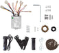 Kit motor bicicleta electrica 240 V, 250W, sens dublu, cu controler de viteza si accesorii de fixare, pentru bicicleta electrica, Go Kart