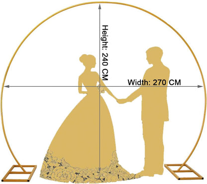 Arcada pentru baloane de 2.4 m x 2.7 m, suport metalic cu baza patrata, 2 saculeti pentru contragreutate, banda pentru baloane si accesorii, pentru nunta, zi de nastere, fundal foto, accesorii pentru petreceri, decoratiuni