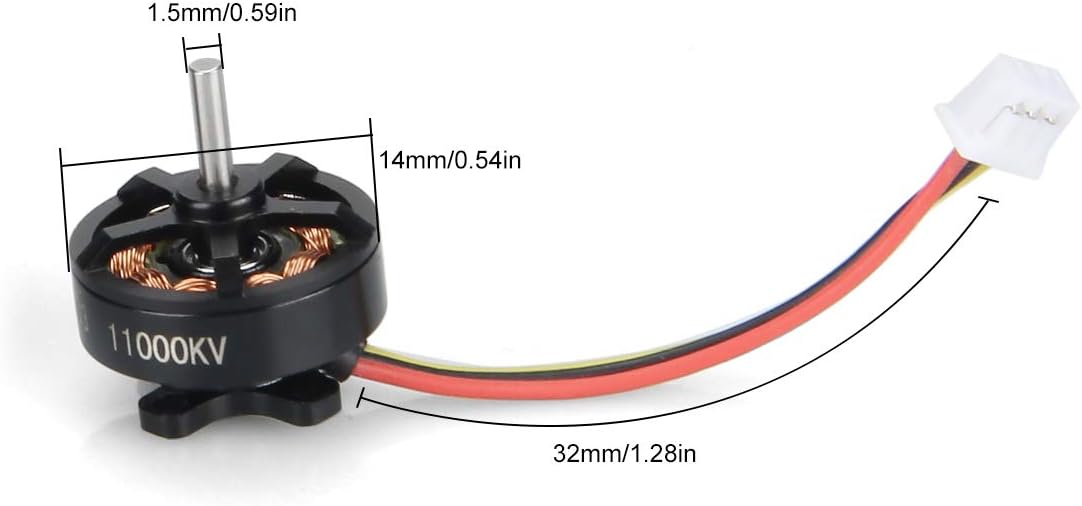 Set 4 Motor fara perii T-Motor 11000KV, FPV RC, compatibil cu baterie 2S Lipo 2S Frame Beta75X Beta85X