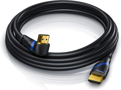 Cablu HDMI 8K Ultra HD, in unghi de 270°, de 3 m, DSC, DTS-HD, pentru laptop, PC, Consola PS5, Xbox