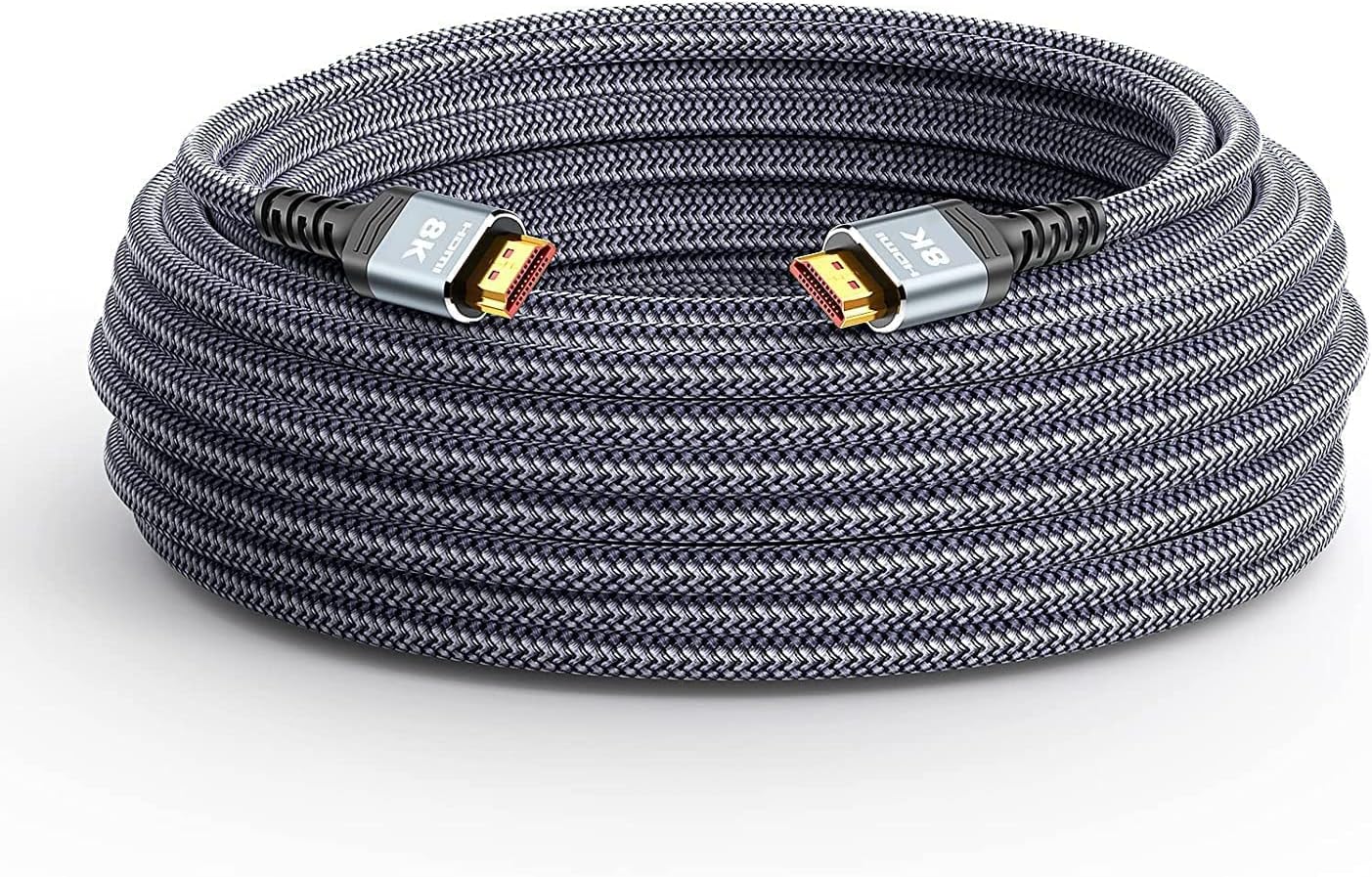 Cablu HDMI 8K @ 60Hz cu fibra optica, de 10 m, DTS: X, HDCP 2.2 & 2.3, HDR 10, eARC, 48 Gbps, compatibil cu consola PS5/4/3, Xbox, HDTV