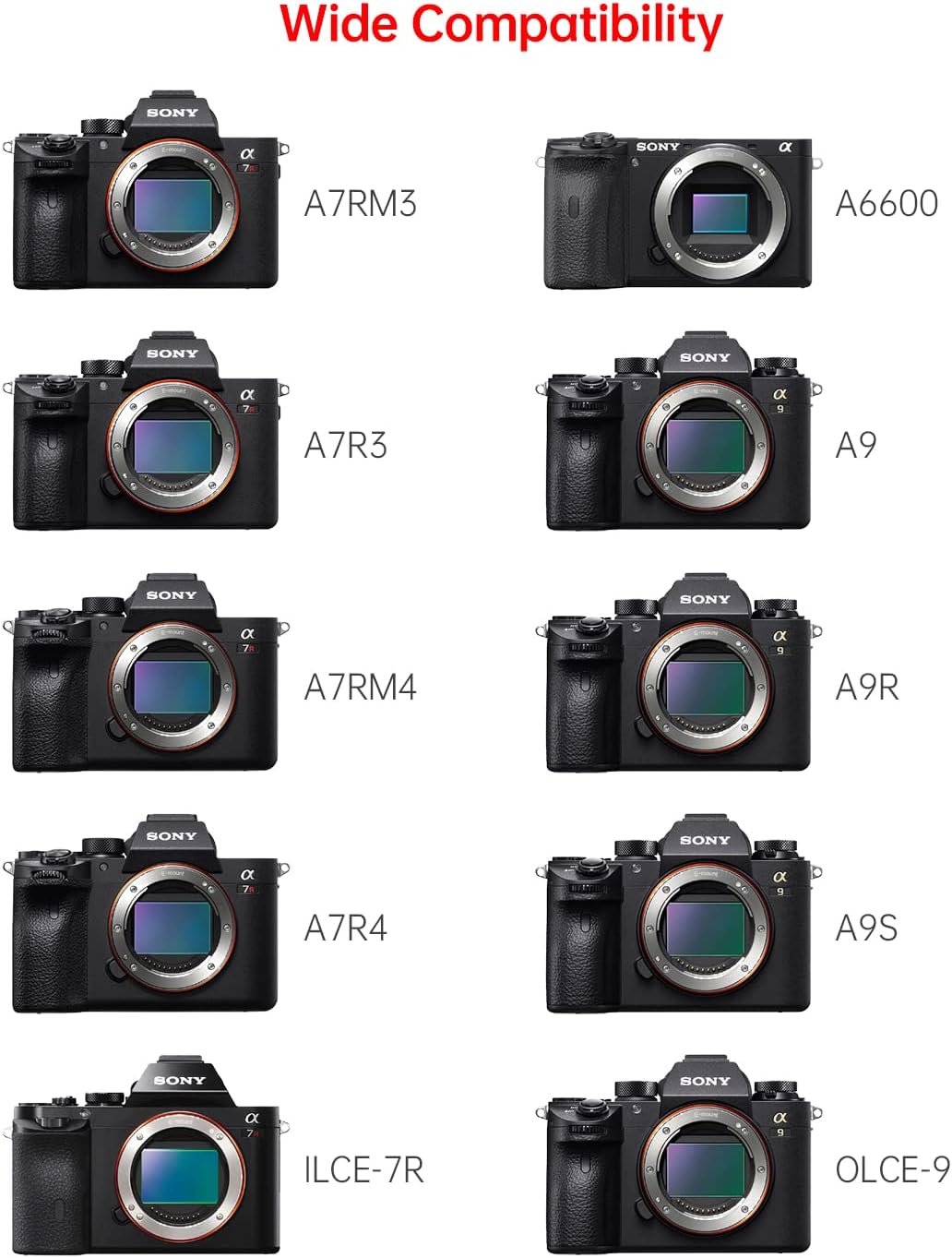 Set 2 acumulatori NP-FZ100 2300 mAh si incarcator cu 2 porturi si indicator LED, pentru camere digitale Sony Alpha A9/A9R, 7RM4, A7RM3, A7RIII, Alpha 7M3, Alpha 6600, Alpha 9S, A7R3 a7 III D