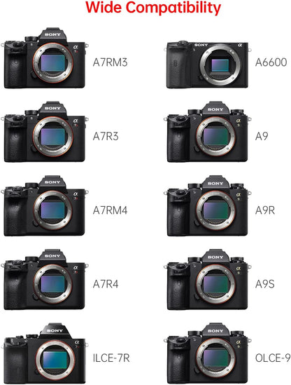 Set 2 acumulatori NP-FZ100 2300 mAh si incarcator cu 2 porturi si indicator LED, pentru camere digitale Sony Alpha A9/A9R, 7RM4, A7RM3, A7RIII, Alpha 7M3, Alpha 6600, Alpha 9S, A7R3 a7 III D