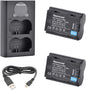 Set de 2 acumulatori NP-W235 7.2 V, 2200 mAh, 15.8 Wh si incarcator cu 2 porturi si display LCD, pentru Fujifilm X-T4