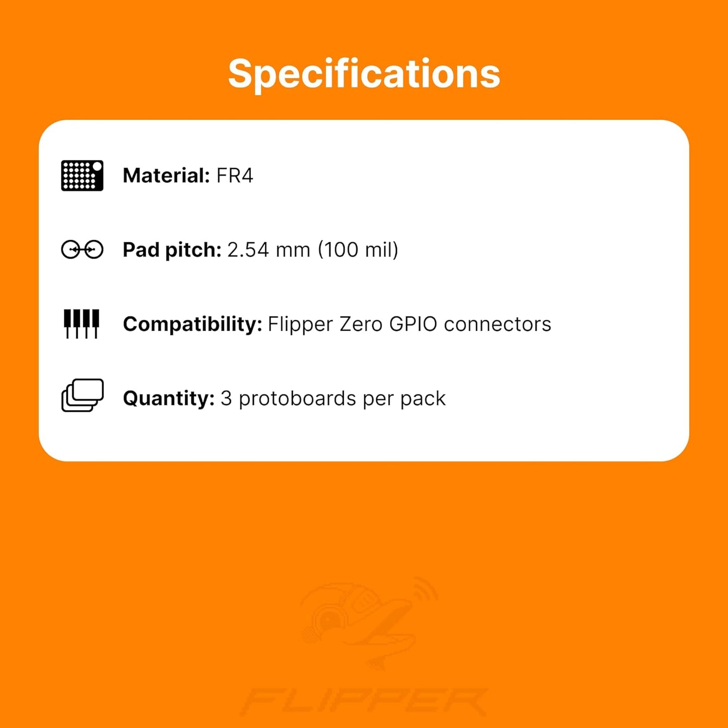 Set 3 placi de prototipare Flipper Zero, PCB FR4 pentru prototipare module GPIO, Raster 100mil, conectori pin Header neasamblat, compatibil analizor logic si osciloscop, material durabil, DIY electronica si dezvoltare proiecte