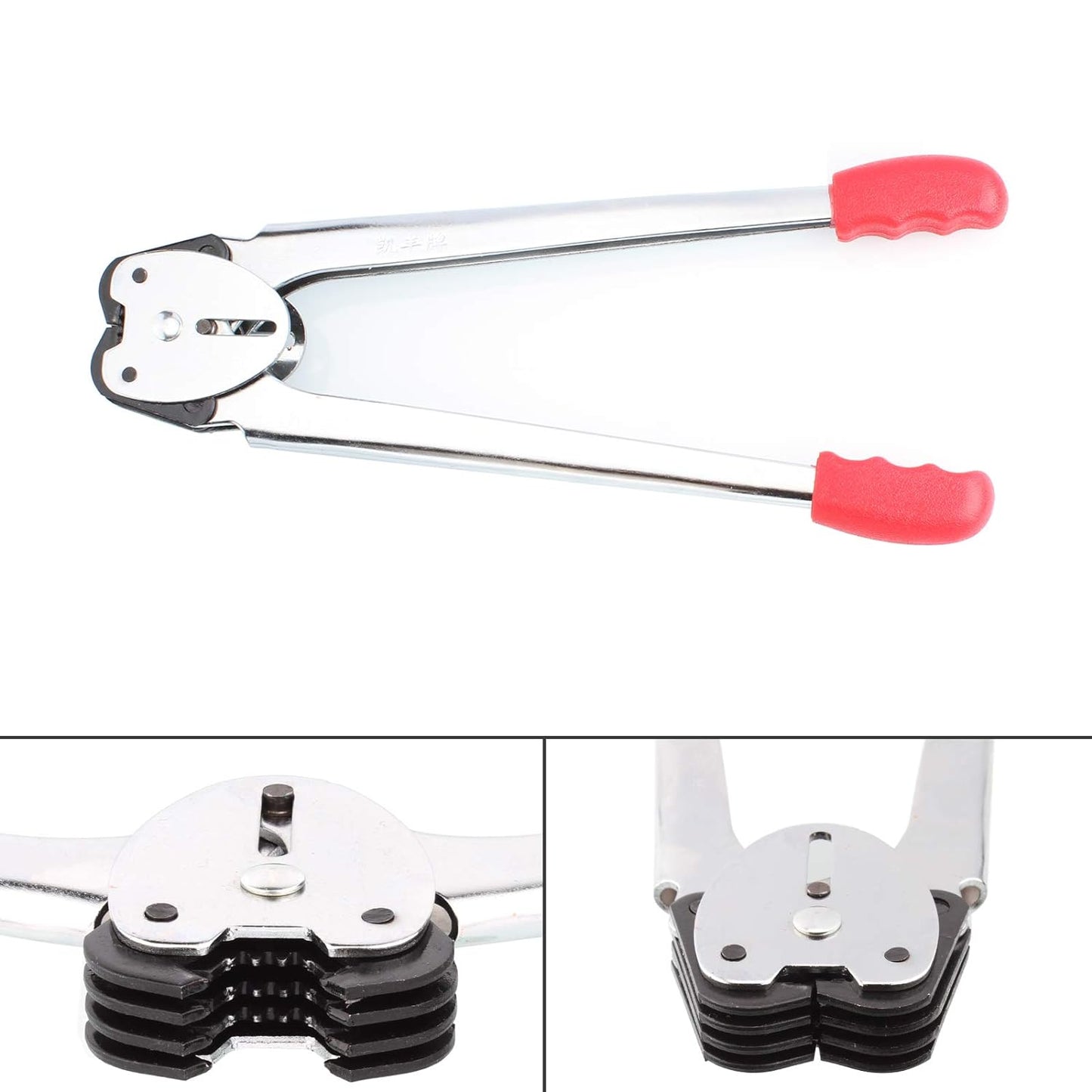 Set Tensioner cu banda 100 m PP 16 mm si cleste pentru capse , capse metalice pentru tensionare ambalaje din plastic PP/PET