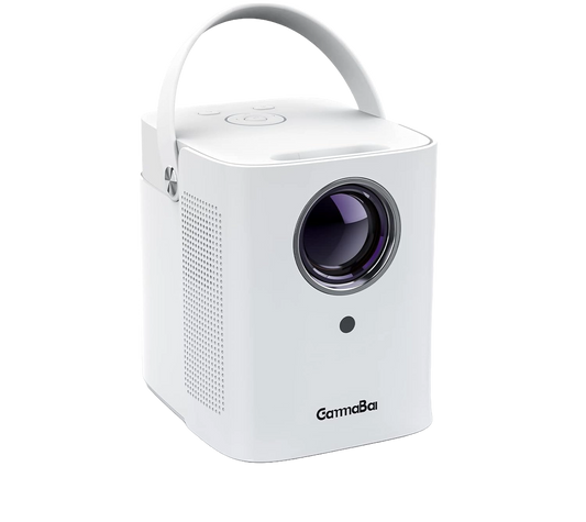 Videoproiector, WiFi Bluetooth 8000 Lumeni portabil, 1080P Full HD 5G USB 2.0 Alb ​​pentru Home Cinema, iOS/Android/Loptop/USB/PS5