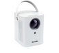 Videoproiector, WiFi Bluetooth 8000 Lumeni portabil, 1080P Full HD 5G USB 2.0 Alb ​​pentru Home Cinema, iOS/Android/Loptop/USB/PS5
