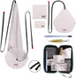 Kit curatare pentru saxofon, 4 x lavete, 2 x tampone , 2 x perii pentru mustiuc, pentru clarinet tenor alto si alte structuri de suflat, cu geanta de depozitare si transport