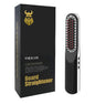 Perie de indreptat parul si barba, VIKICON, wireless, temperatura reglabila, 200 °C, indreptare rapida, negru