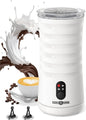 Aparat de spumat lapte 4 in 1, Indicator LED, Spumare Cald si Rece, Ideal pentru Latte, Ciocolata, Cappuccino, Frappe, 240 ml, PARIS RHÔNE, alb