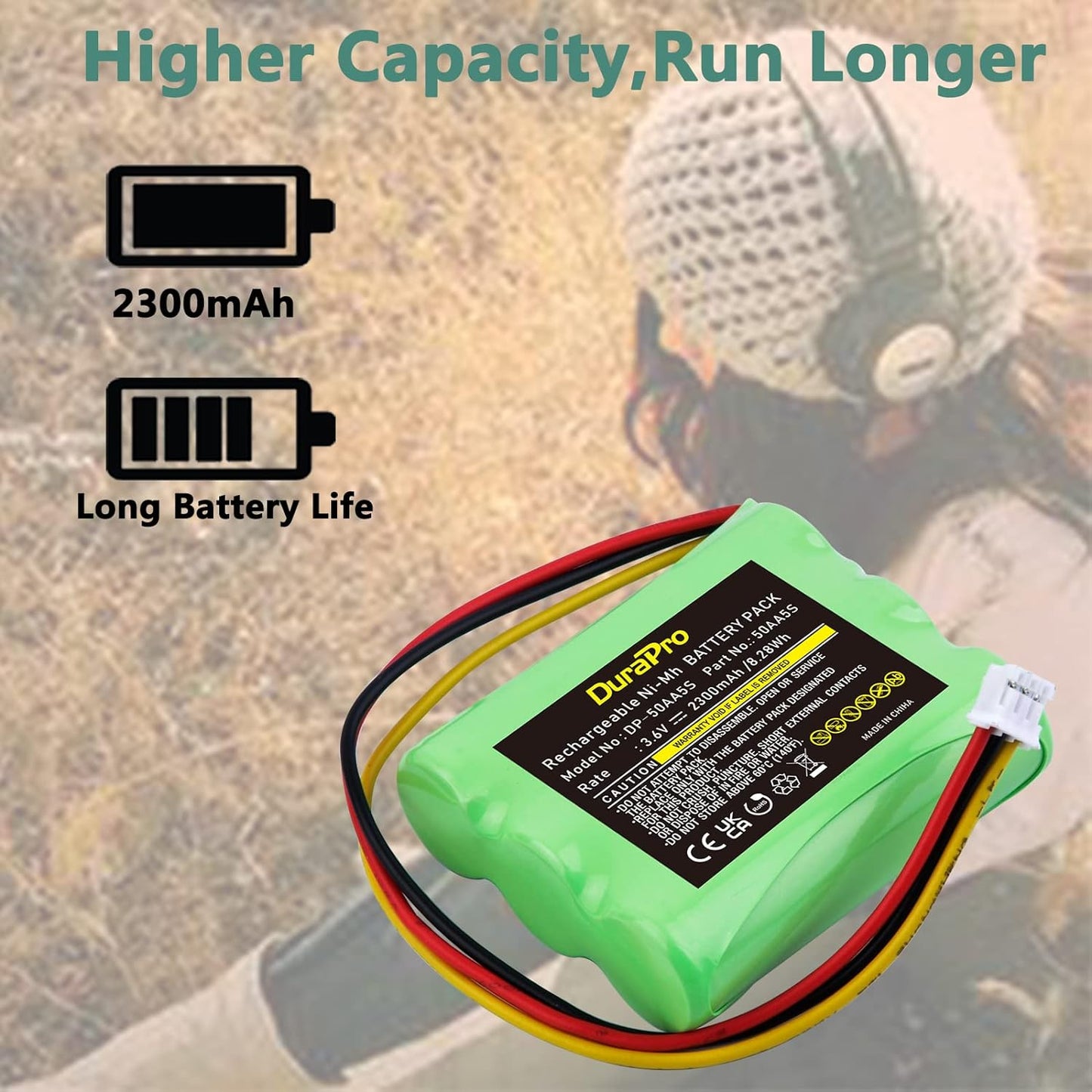Acumulator 50AA5S de 2300mAh, 3.6 V, pentru, Tonies, TonieBox, Musicbox, DuraPro