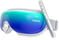 Aparat de masaj ocular cu caldura, ochelari pliabili Renpho pentru masare cu Bluetooth, muzica, vibratii, reincarcabil, 5 moduri masare, alb