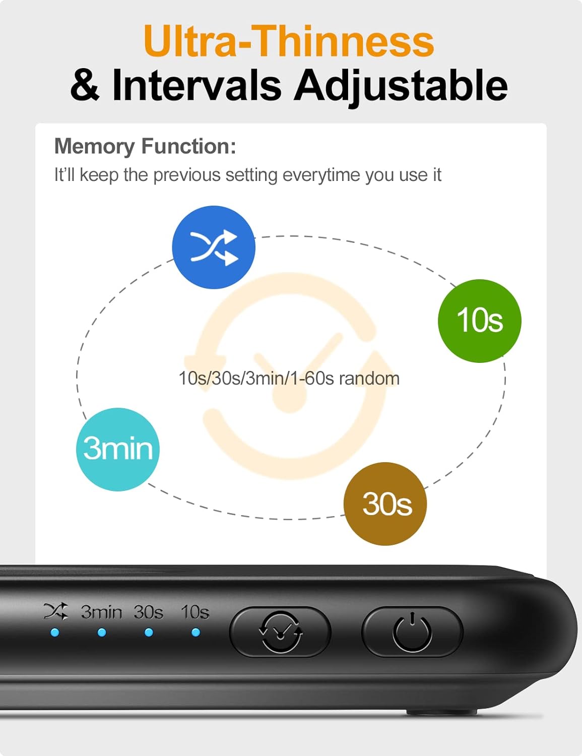 Mouse jiggler mecanic, ultra subtire si silentios , plug & play, miscare aleatorie, alimentare USB, buton pornire/oprire, temporizator, simuleaza miscarea mouseului, portabil, negru