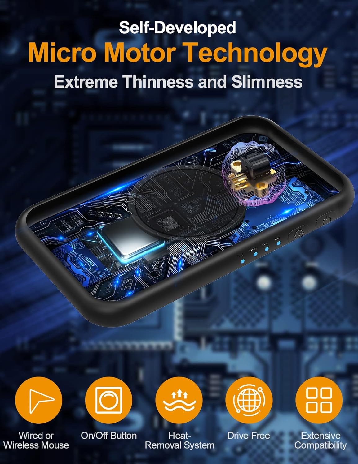 Mouse jiggler mecanic, ultra subtire si silentios , plug & play, miscare aleatorie, alimentare USB, buton pornire/oprire, temporizator, simuleaza miscarea mouseului, portabil, negru