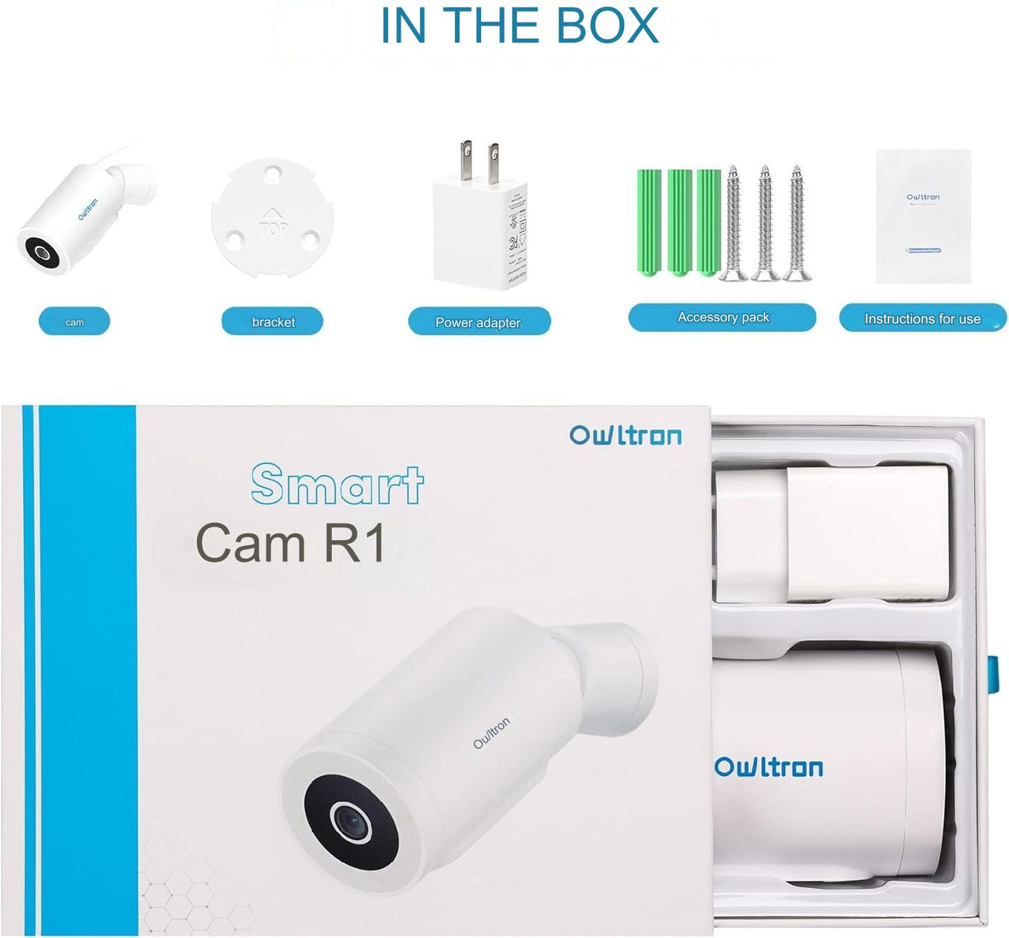 Camera Supraveghere WiFi, 2K, 4MP, 2560x1440, detectare si urmarire umana AI, difuzor incorporat, Slot Card SD,  Comunicare Biredictionala, Intelligent tracking, PTZ, Vedere nocturna 10 m, impermeabila IP65, Senzor Miscare, Lumina LED, Alarma, Alb