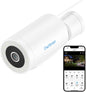 Camera Supraveghere WiFi, 2K, 4MP, 2560x1440, detectare si urmarire umana AI, difuzor incorporat, Slot Card SD,  Comunicare Biredictionala, Intelligent tracking, PTZ, Vedere nocturna 10 m, impermeabila IP65, Senzor Miscare, Lumina LED, Alarma, Alb