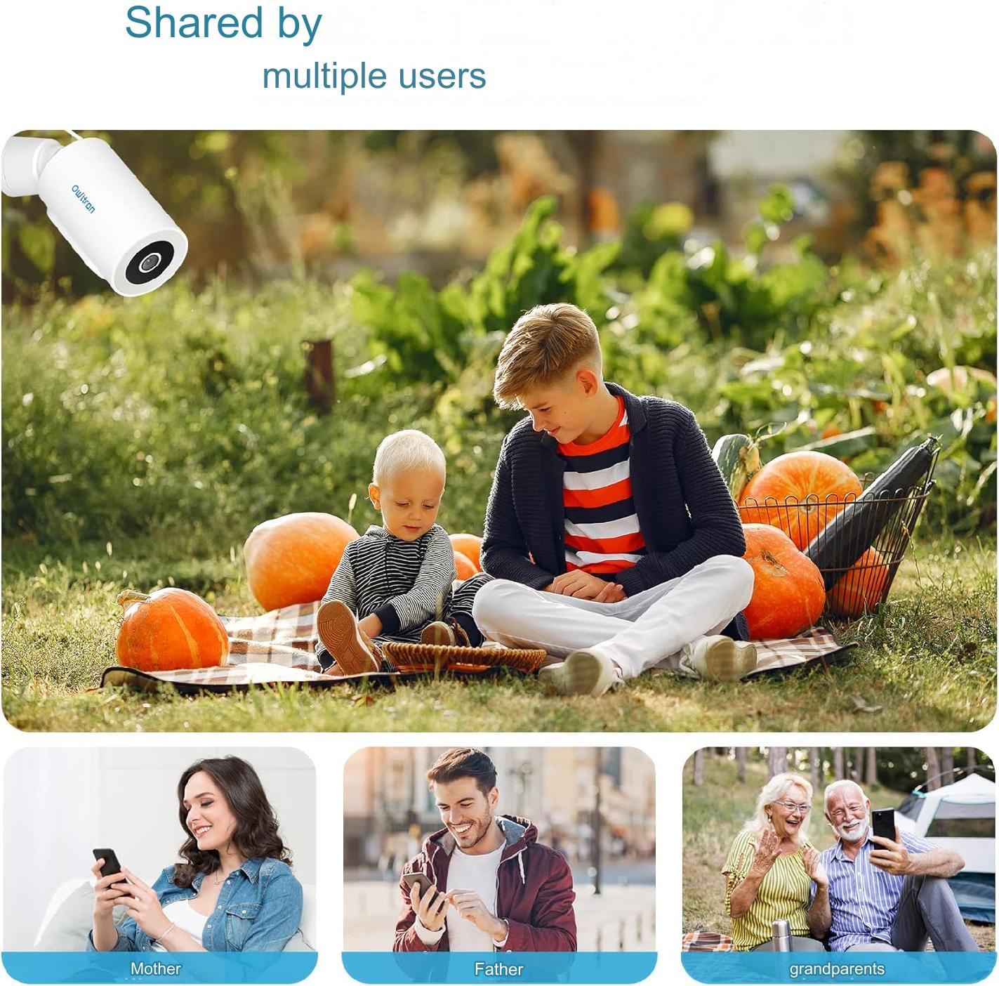 Camera Supraveghere WiFi, 2K, 4MP, 2560x1440, detectare si urmarire umana AI, difuzor incorporat, Slot Card SD,  Comunicare Biredictionala, Intelligent tracking, PTZ, Vedere nocturna 10 m, impermeabila IP65, Senzor Miscare, Lumina LED, Alarma, Alb