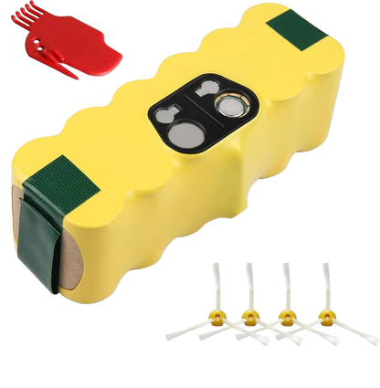 Acumulator compatibil iRobot Roomba 4050 mAh, 14.4 V, Roomba R3 500/600/700/800/900 seria 500/510/531/535/540/550/552/560/570/580/5095/500/500/531/535/660/700/760/770/780/790/800/870/900