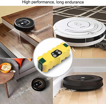Acumulator compatibil iRobot Roomba 4050 mAh, 14.4 V, Roomba R3 500/600/700/800/900 seria 500/510/531/535/540/550/552/560/570/580/5095/500/500/531/535/660/700/760/770/780/790/800/870/900