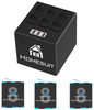 Set 3 acumulatori 1500 mAh pentru GoPro Hero 8, Hero 7, Hero 6 si statie de incarcare cu 3 sloturi, indicator LCD, cablu USB si port USB C, Compatibil cu GoPro Hero 8 Black, Hero 7 Black, Hero 6 Black