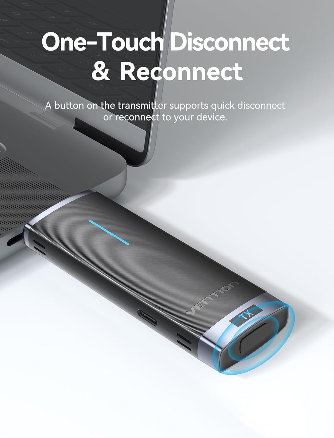 Kit Extender HDMI Wireless, 1920×1080@60Hz , pana la 40m, cu suport Plug and Play Adaptor HDMI 2,4/5GHz, Vention (copiază)
