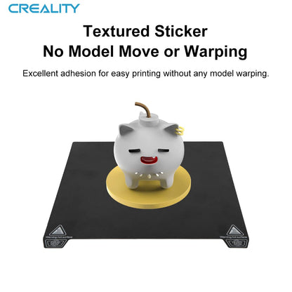 Suprafata de printare magnetica, pentru imprimanta 3D, 235 x 235 mm, placa flexibila PEI pentru Ender 3/3 V2/3 Pro/5/5 Pro Ender 3 S1 Pro/3 Neo/3 V2 Neo, Creality, Negru