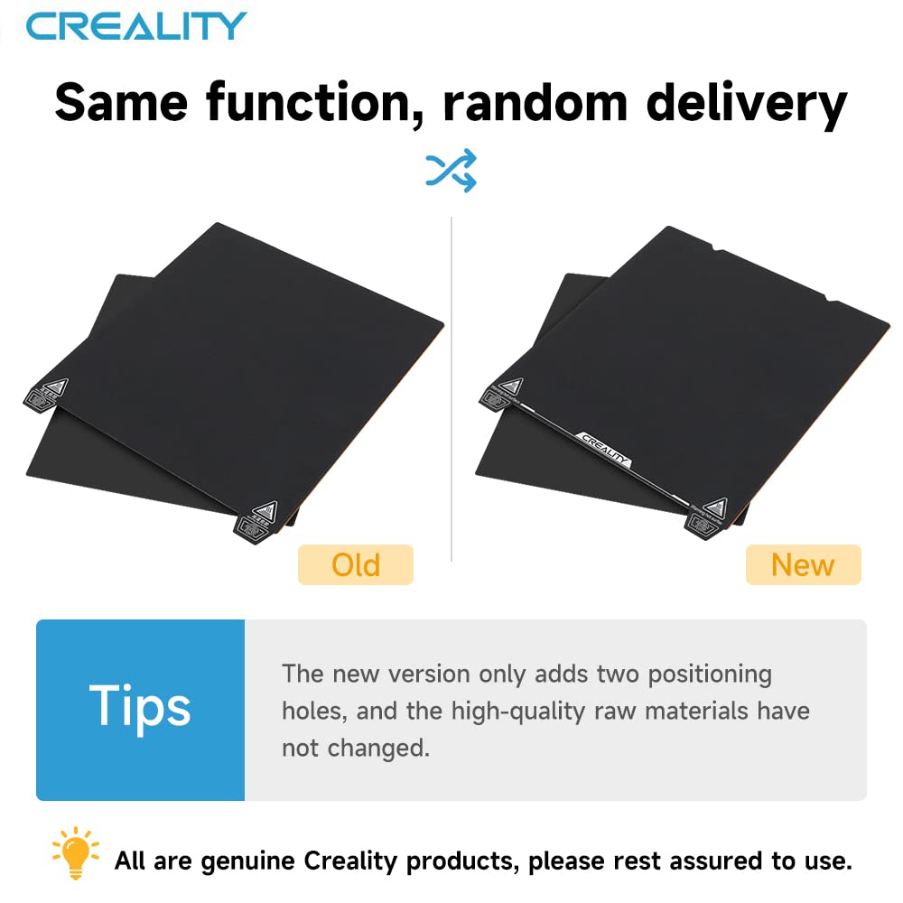 Suprafata de printare magnetica, pentru imprimanta 3D, 235 x 235 mm, placa flexibila PEI pentru Ender 3/3 V2/3 Pro/5/5 Pro Ender 3 S1 Pro/3 Neo/3 V2 Neo, Creality, Negru