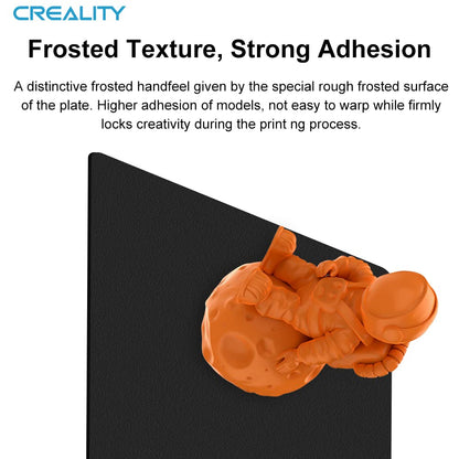 Suprafata de printare magnetica, pentru imprimanta 3D, 235 x 235 mm, placa flexibila PEI pentru Ender 3/3 V2/3 Pro/5/5 Pro Ender 3 S1 Pro/3 Neo/3 V2 Neo, Creality, Negru