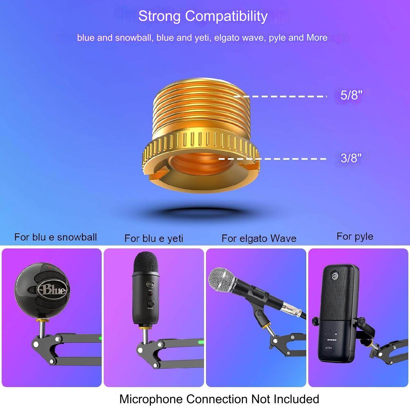 Set Brat RGB cu menghina cu suport pentru microfon si Filtru ,stand , Profesional , Adjustabil