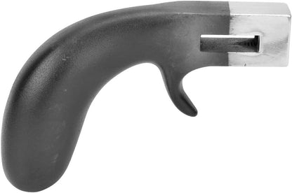 Instrument reglabil de taiat manual, pentru confectionarea curelelor din piele cu 3 lame de schimb si maner din aluminiuv