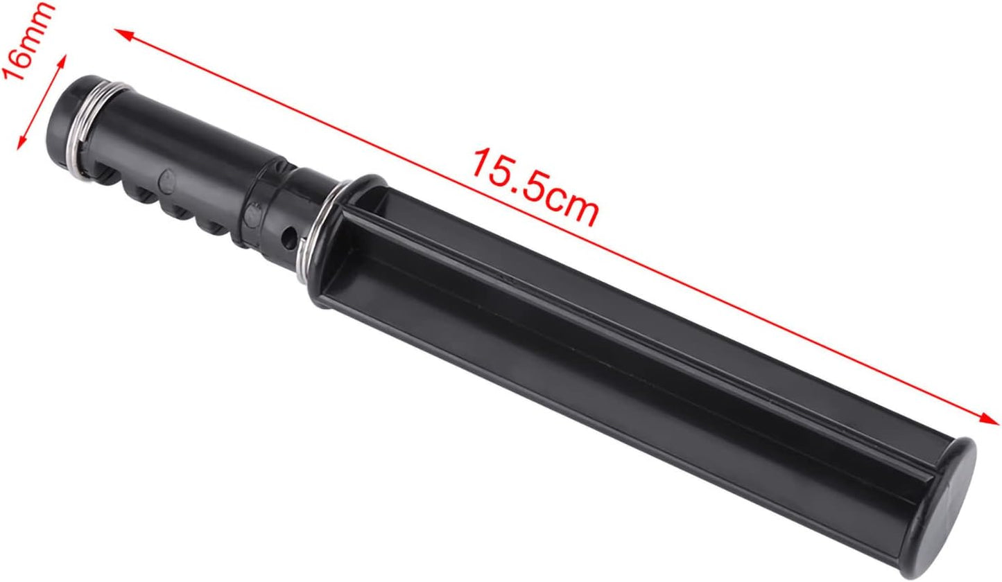 Instrument manual de taiere, snur din piele, cu 3 lame, de 4 mm, 5 mm, 6 mm, negru