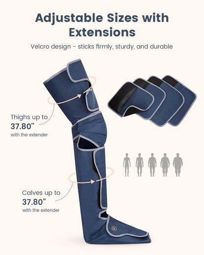 Aparat de masaj picioare, 6 moduri, 3 intensitati, imbunatatire circulatie si ameliorarea durerii, compresie aer, relaxare musculara