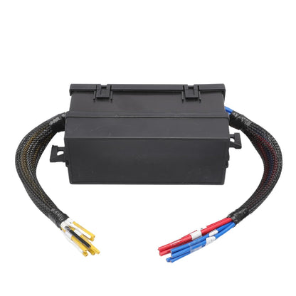 Set cutie relee si sigurante auto 12V, cu 6 relee JD1914 40A cu 4 pini, 11 sigurante auto ATC/ATO, cutie impermeabila, impotriva prafului, rezistenta la caldura