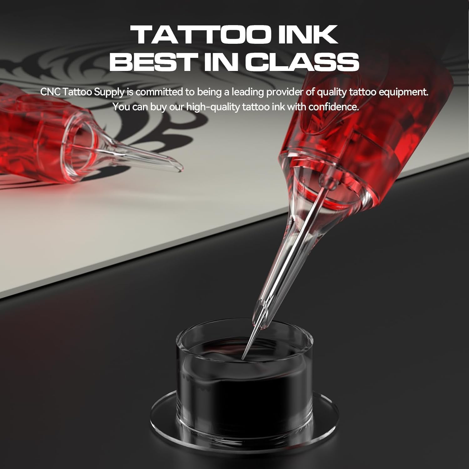 Pigment tatuaj permanent 240 ml, tus pentru tatuaje profesionale, microblading, negru