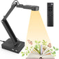 Camera scanner documente A3, 12 MP, 30 FPS, rezolutie 4K 3840 x 3120, zoom 9X, control prin telecomanda, inregistrare video, transmisii live, microfon dublu, apel vocal bidirectional, oglindire, lumini LED, compatibila cu Mac OSX, Windows, Chromebook